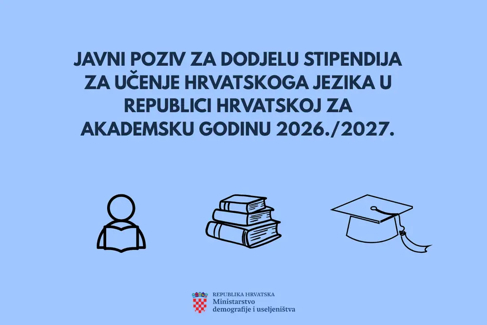 Otvoren natječaj za 700 stipendija za učenje hrvatskog jezika